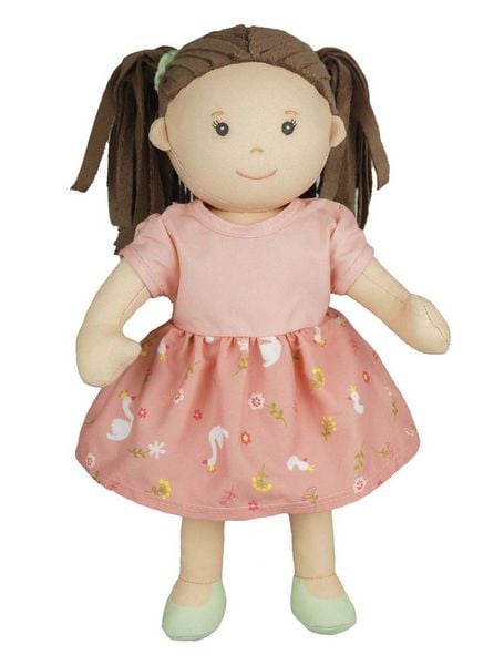 Stoffpuppe ''Lucie'' mit Kleidchen 32 cm