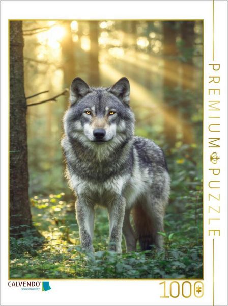 Produktbild: CALVENDO Puzzle Im Herzen der Natur wacht ein K&ouml;nig | 1000 Teile Lege-Gr&ouml;&szlig;e 64x48cm Foto-Puzzle f&uuml;r gl&uuml;ckliche Stunden