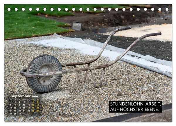 Produktbild: Humor in der Bauindustrie (Tischkalender 2026 DIN A5 quer), CALVENDO Monatskalender