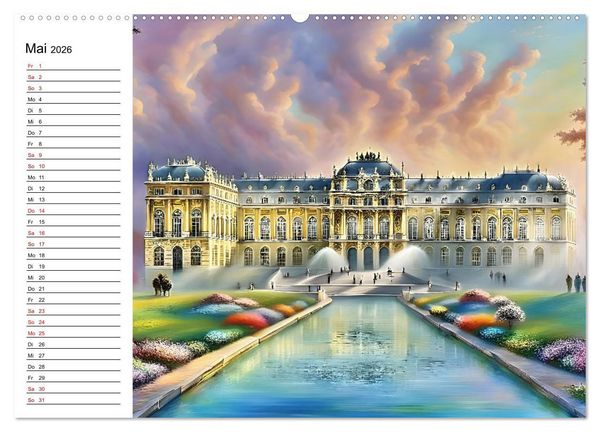 Produktbild: Verwunschene St&auml;dte in Traumwelten (Wandkalender 2026 DIN A2 quer), CALVENDO Monatskalender