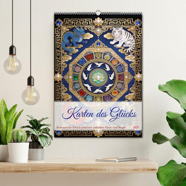 Produktbild: Karten des Gl&uuml;cks (Wandkalender 2027 DIN A2 hoch), CALVENDO Monatskalender
