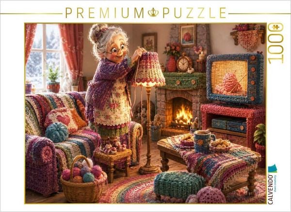 CALVENDO Puzzle Licht an, Wolle raus | 1000 Teile Lege-Größe 64 × 48 cm Foto-Puzzle für glückliche Stunden