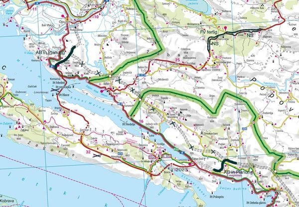 Produktbild: freytag & berndt Stra&szlig;enkarte Kroatien K&uuml;ste 1:200.000