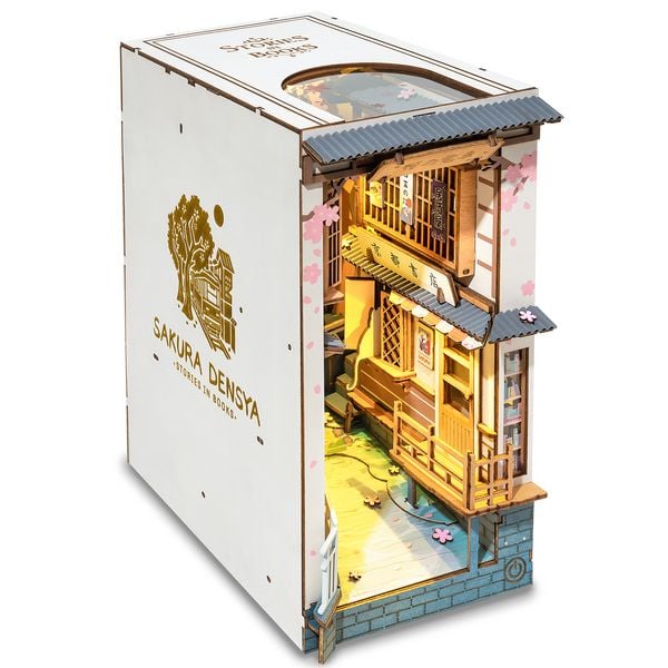 Book Nook DIY Bücherecke Sakura Densya