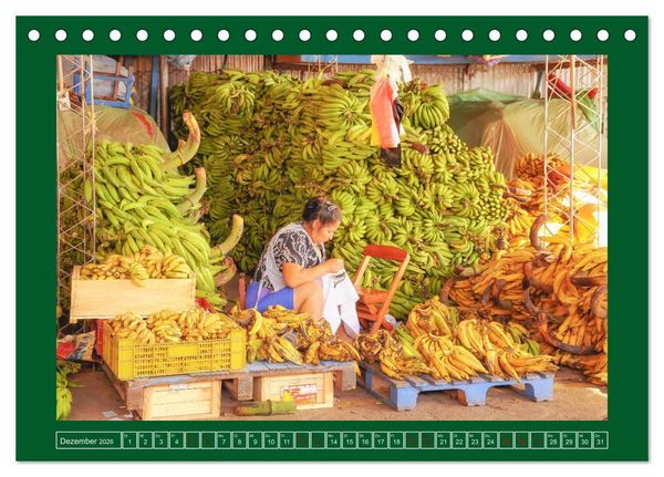 Produktbild: Bolivien - Marktimpressionen (Tischkalender 2026 DIN A5 quer), CALVENDO Monatskalender