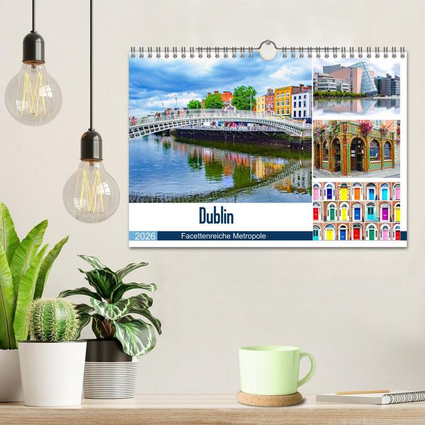Produktbild: Dublin - Facettenreiche Metropole (Wandkalender 2026 DIN A4 quer), CALVENDO Monatskalender