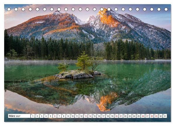 Produktbild: Berchtesgadener Alpen - Landschaften zum Tr&auml;umen (Tischkalender 2027 DIN A5 quer), CALVENDO Monatskalender