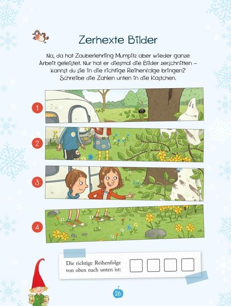 Produktbild: Petronella Apfelmus - Zauberstab und Wichtelt&uuml;r. Das gro&szlig;e Weihnachtsr&auml;tselbuch