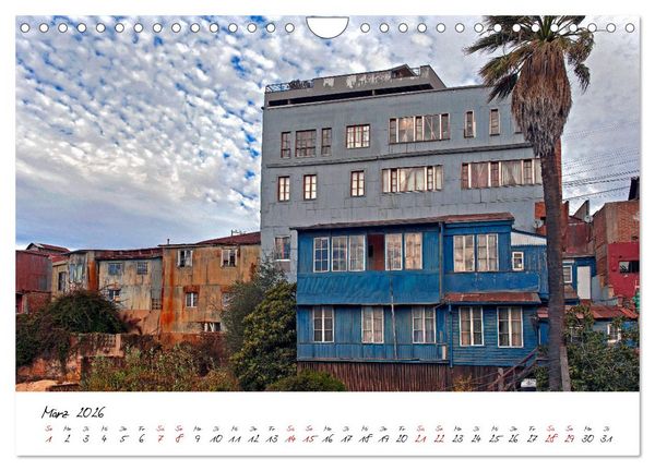 Produktbild: Die Farben von Valpara&iacute;so (Wandkalender 2026 DIN A4 quer), CALVENDO Monatskalender