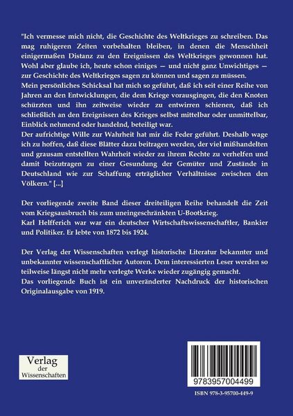 Produktbild: Der Weltkrieg