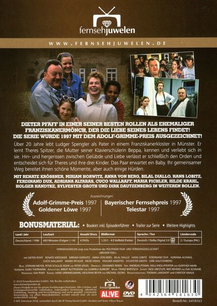 Produktbild: Bruder Esel - Komplettbox (Fernsehjuwelen) [4 DVDs]
