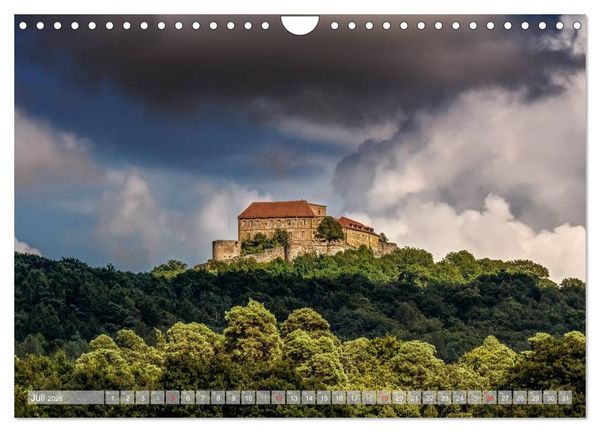 Produktbild: Burgenlandschaft Fr&auml;nkische Schweiz (Wandkalender 2026 DIN A4 quer), CALVENDO Monatskalender