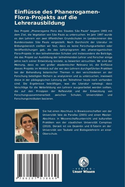 Produktbild: Einfl&uuml;sse des Phanerogamen-Flora-Projekts auf die Lehrerausbildung