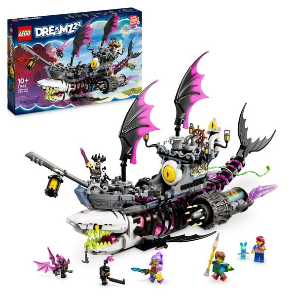 LEGO DREAMZzz 71469 Albtraum-Haischiff, baue das 2in1 Piraten-Spielzeug