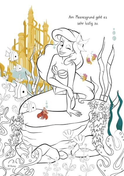 Produktbild: Disney Prinzessin: Zauberhafter Malblock