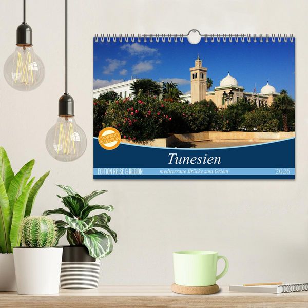 Produktbild: Tunesien - mediterrane Br&uuml;cke zum Orient (Wandkalender 2026 DIN A4 quer), CALVENDO Monatskalender