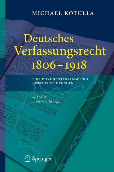 Produktbild: Deutsches Verfassungsrecht 1806 - 1918