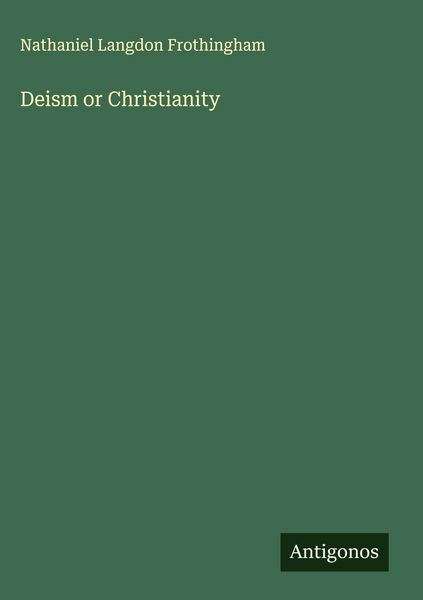 Produktbild: Deism or Christianity