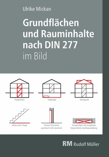 Produktbild: Grundfl&auml;chen und Rauminhalte nach DIN 277 im Bild - E-Book (PDF)
