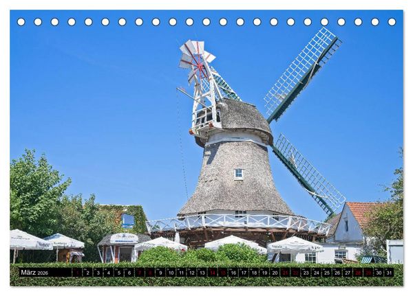 Produktbild: Norderney - von barfuss bis Cocktail (Tischkalender 2026 DIN A5 quer), CALVENDO Monatskalender