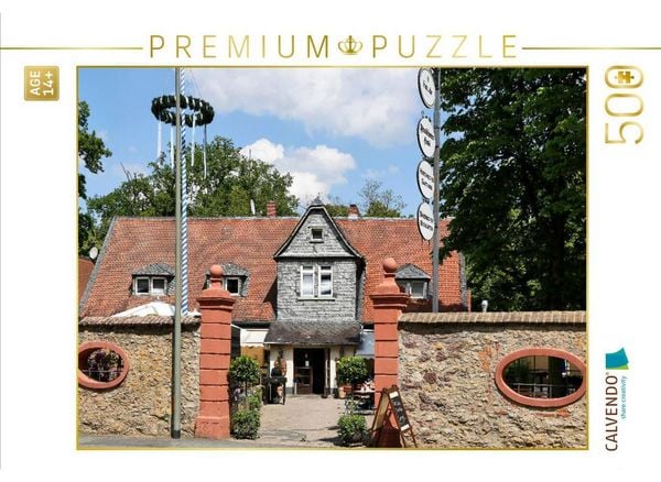 CALVENDO Puzzle Frankfurter Haus | 500 Teile Lege-Größe 48 × 36 cm Foto-Puzzle für Erwachsene