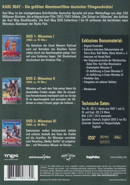 Produktbild: Karl May - Collection 3 [3 DVDs]