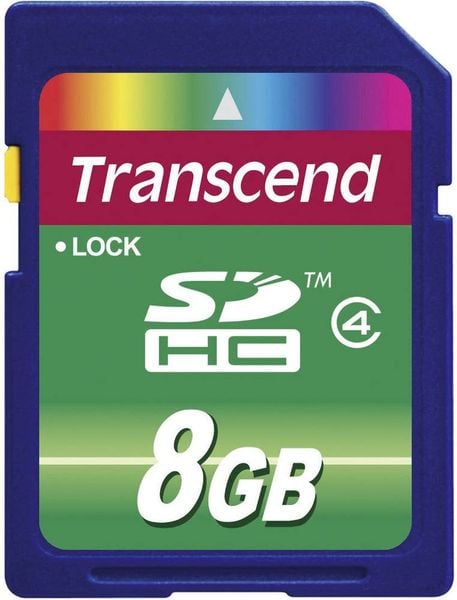 Transcend Standard SDHC-Karte Industrial 8 GB Class 4