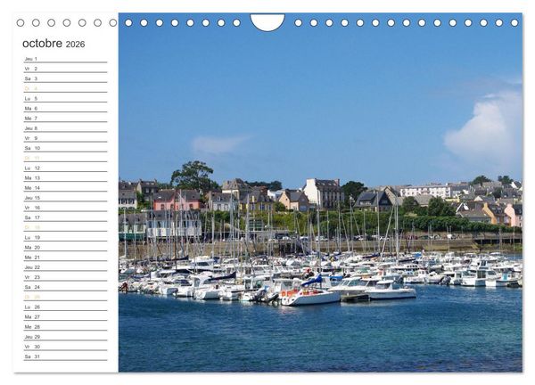 Produktbild: Bretagne Finist&egrave;re balade estivale &agrave; Camaret-sur-Mer (Calendrier mural 2026 DIN A4 vertical), CALVENDO calendrier mensuel