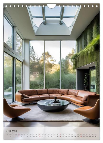 Produktbild: Wohn(t)r&auml;ume - Wohnzimmer Impressionen (Wandkalender 2026 DIN A4 hoch), CALVENDO Monatskalender
