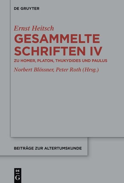 Produktbild: Zu Homer, Platon, Thukydides und Paulus