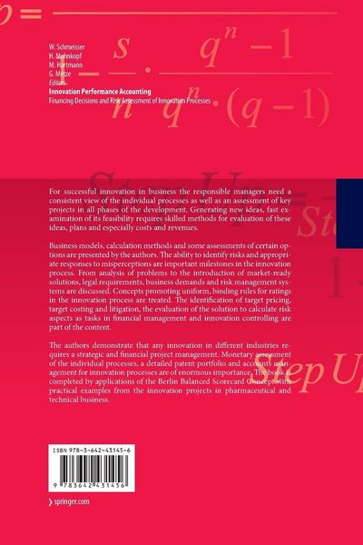 Produktbild: Innovation performance accounting