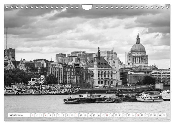 Produktbild: London Stadt an der Themse (Wandkalender 2026 DIN A4 quer), CALVENDO Monatskalender