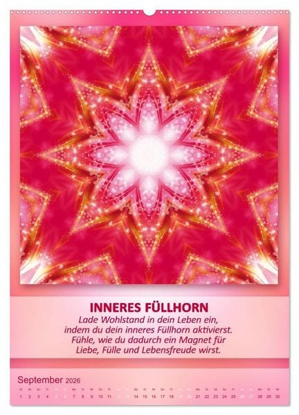 Produktbild: Light Energy Mandalas - Kalender - Vol. 1 (Wandkalender 2026 DIN A2 hoch), CALVENDO Monatskalender