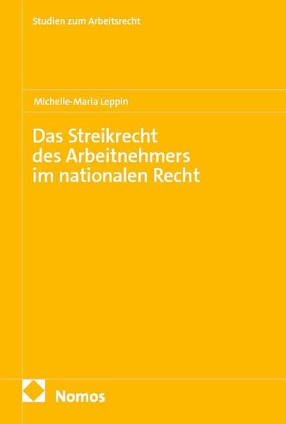 Produktbild: Das Streikrecht des Arbeitnehmers im nationalen Recht