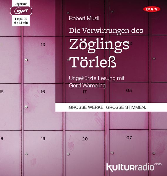 Produktbild: Die Verwirrungen des Z&ouml;glings T&ouml;rle&szlig;