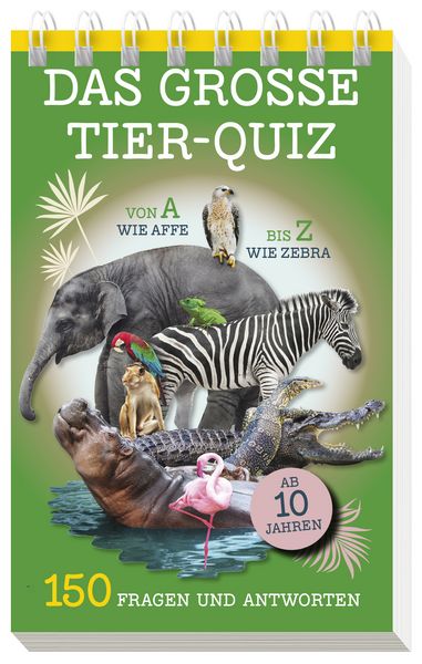Produktbild: Das gro&szlig;e Tier-Quiz I ab 10 Jahren