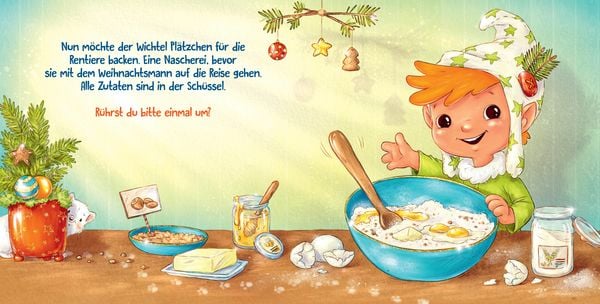 Produktbild: Die Weihnachtswichtelwerkstatt (Pappbilderbuch)
