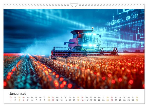 Produktbild: Landwirtschaft 5.0 - digitale Welt (Wandkalender 2026 DIN A3 quer), CALVENDO Monatskalender