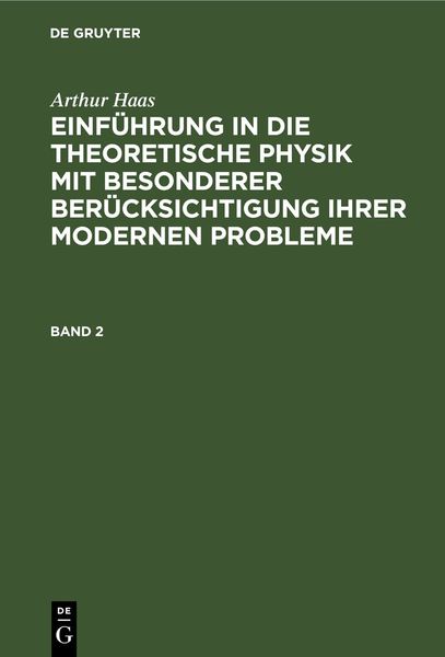 Produktbild: HAAS: EINF. IN DIE THEORET. PHYSIK BD. 2 2A HETP