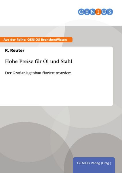 Produktbild: Hohe Preise f&uuml;r &Ouml;l und Stahl