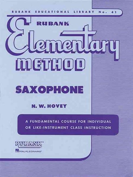 Produktbild: Rubank Elementary Method - Saxophone (Rubank Educational Library) - Sheet Music Saxophone Book for B