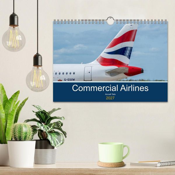 Produktbild: Commercial Airlines (Wall Calendar 2027 DIN A4 landscape), CALVENDO 12 Month Wall Calendar