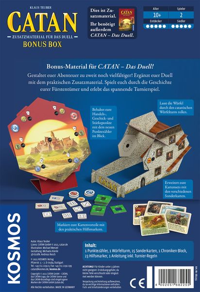 Produktbild: Catan Das Duell Bonus Box