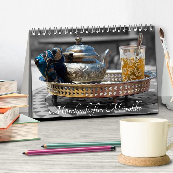 Produktbild: M&auml;rchenhaftes Marokko (Tischkalender 2026 DIN A5 quer), CALVENDO Monatskalender