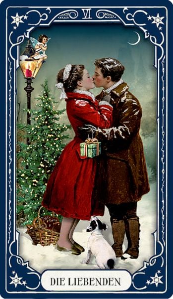 Produktbild: Schachtelspiel &ndash; Nostalgisches Weihnachts-Tarot