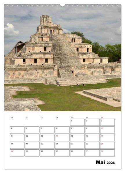 Produktbild: Das mystische Land der Maya. Mexiko-Yucatan (hochwertiger Premium Wandkalender 2026 DIN A2 hoch), Kunstdruck in Hochglanz