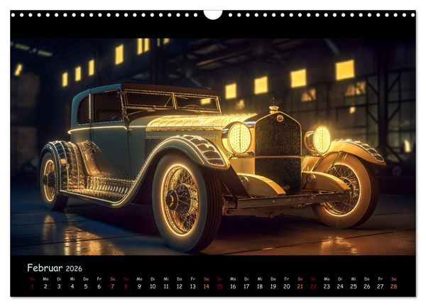 Produktbild: Surreale Oldtimer (Wandkalender 2026 DIN A3 quer), CALVENDO Monatskalender