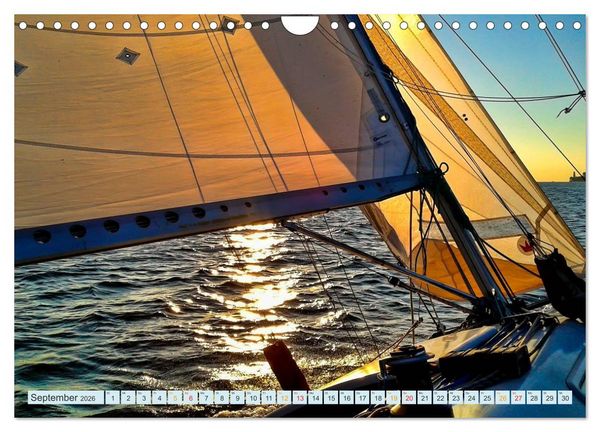 Produktbild: Segeln, Freiheit erleben (Wandkalender 2026 DIN A4 quer), CALVENDO Monatskalender