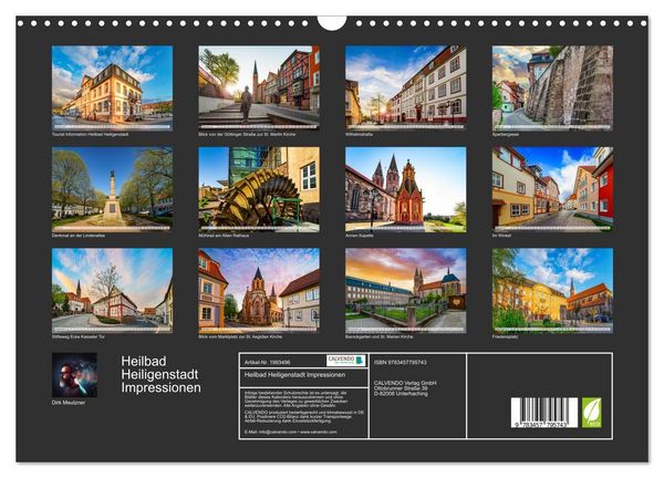 Produktbild: Heilbad Heiligenstadt Impressionen (Wandkalender 2026 DIN A3 quer), CALVENDO Monatskalender