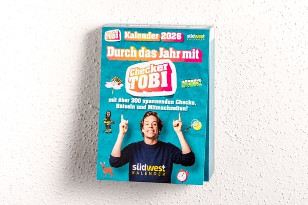 Produktbild: Checker Tobi 2026: Tagesabreißkalender mit über 300 spannenden Checks zum Aufstellen oder Aufhängen